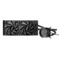VEVOR CPU Liquid Cooler, AIO CPU Water Cooler - 120mm PWN Fans, Pump, 1,8" Display, Max. 2200 RPM CPU Cooling Fan, Efficient Black PC Water Cooler for Intel 115X/1366/2011/1700/12040, AMD