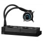 VEVOR CPU Liquid Cooler, AIO CPU Water Cooler - 120mm PWN Fans, Pump, 1,8" Display, Max. 2200 RPM CPU Cooling Fan, Efficient Black PC Water Cooler for Intel 115X/1366/2011/1700/12040, AMD