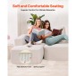 VEVOR Modular Sectional Καναπές, Σχήμα U Modular Καναπές με ξαπλώστρα, Cloud Sectional Καναπές με High Rebound Sponge and Density, Επενδυμένος κοτλέ καναπές με μαξιλάρι για το σαλόνι, Υπνοδωμάτιο, Μπεζ