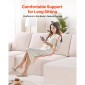 VEVOR Modular Sectional Καναπές, Σχήμα U Modular Καναπές με ξαπλώστρα, Cloud Sectional Καναπές με High Rebound Sponge and Density, Επενδυμένος κοτλέ καναπές με μαξιλάρι για το σαλόνι, Υπνοδωμάτιο, Μπεζ