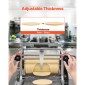 VEVOR Electric Tortilla Maker, αυτόματη μηχανή παρασκευής τορτίγιας καλαμποκιού διαμέτρου 5,5 ιντσών με αντικολλητική επίστρωση, Ηλεκτρική μηχανή Chapatti Κατάλληλη για την παραγωγή Sopes Gorditas Roti Pita Tortilla Pizza