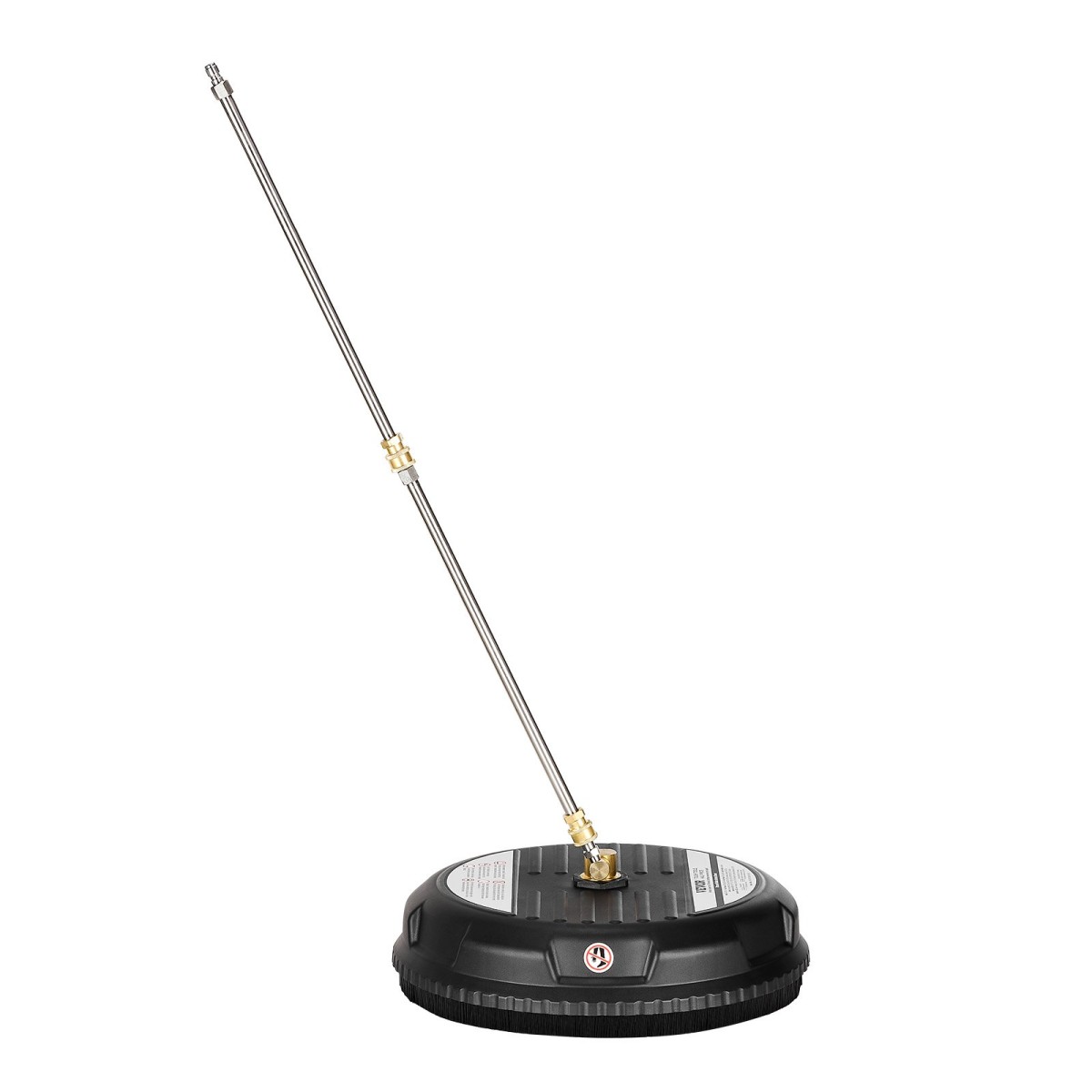VEVOR 15" Καθαριστικό επιφάνειας πλύσης πίεσης, Πλαστικά εξαρτήματα πλύσης πίεσης με 4 τροχούς, 4000 Max PSI, 1/4 Quick Connector, 2 ακροφύσια ψεκασμού, 2 εκτεταμένα ραβδιά για δρόμο, πεζοδρόμιο, βεράντα, κατάστρωμα