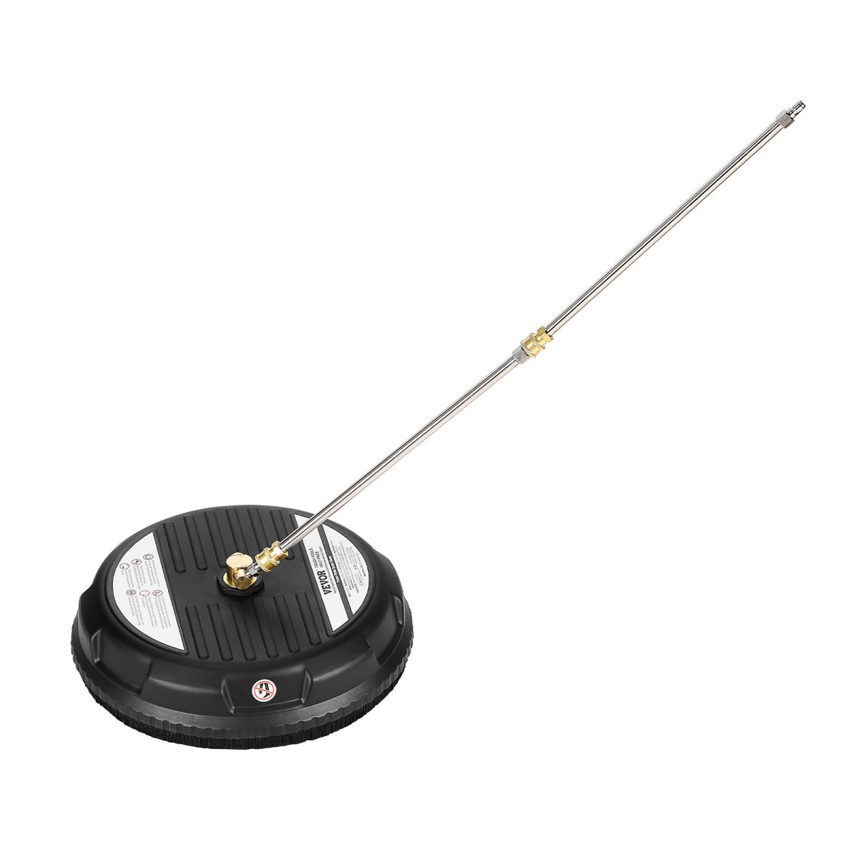 VEVOR 15" Καθαριστικό επιφάνειας πλύσης πίεσης, Πλαστικά εξαρτήματα πλύσης πίεσης με 4 τροχούς, 4000 Max PSI, 1/4 Quick Connector, 2 ακροφύσια ψεκασμού, 2 εκτεταμένα ραβδιά για δρόμο, πεζοδρόμιο, βεράντα, κατάστρωμα