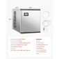 VEVOR Commercial Ice Maker 500 lbs/24 h Αυτοκαθαριζόμενη παγομηχανή - Μόνο κεφαλή