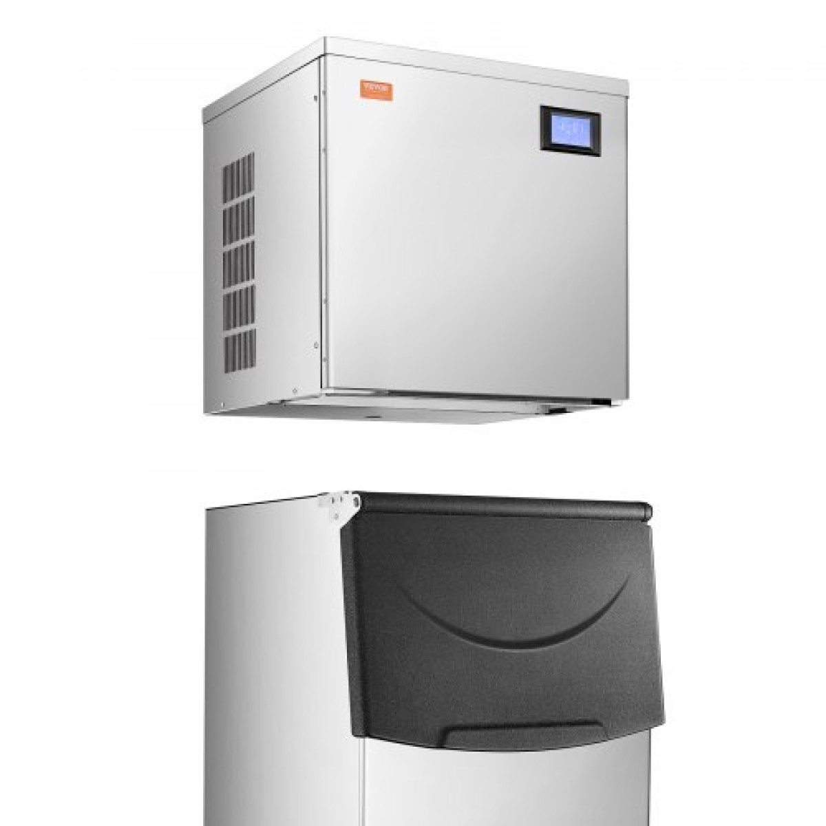 VEVOR Commercial Ice Maker 500 lbs/24 h Αυτοκαθαριζόμενη παγομηχανή - Μόνο κεφαλή