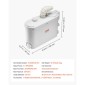 Αντλία VEVOR Macerator, 500W, 110 L/min (29 GPM) Ροή, 26 ft/8 m Κεφαλή, αντλία αποχέτευσης αποχέτευσης με 4 εισόδους νερού, Μηχάνημα απόρριψης λυμάτων για κουζίνα, υπόγειο, ντους, νεροχύτη, πλυντήριο ρούχων, μπανιέρα