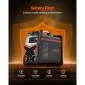 VEVOR TIG Welder, 205A 3-in-1 Welding Machine (μεγάλη οθόνη LED)- DC TIG/DC Pulse TIG/MMA(Stick), Ηλεκτρικός συγκολλητής με εκκίνηση υψηλής συχνότητας IGBT Inverter