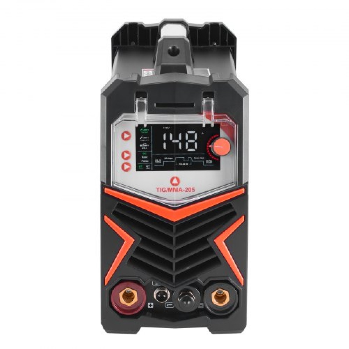 VEVOR TIG Welder, 205A 3-in-1 Welding Machine (μεγάλη οθόνη LED)- DC TIG/DC Pulse TIG/MMA(Stick), Ηλεκτρικός συγκολλητής με εκκίνηση υψηλής συχνότητας IGBT Inverter