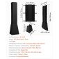 VEVOR Basketball Pole Pad, 64" ψηλό και 2" παχύ περιτύλιγμα βαρέως τύπου γεμίσματος κοντάρι, ταιριάζει 6x6 - 7x7 ίντσες με διάμετρο τετράγωνο κοντάρι, αδιάβροχο προστατευτικό μαξιλαράκι παντός καιρού για παιδική χαρά στο υπόγειο γκαράζ