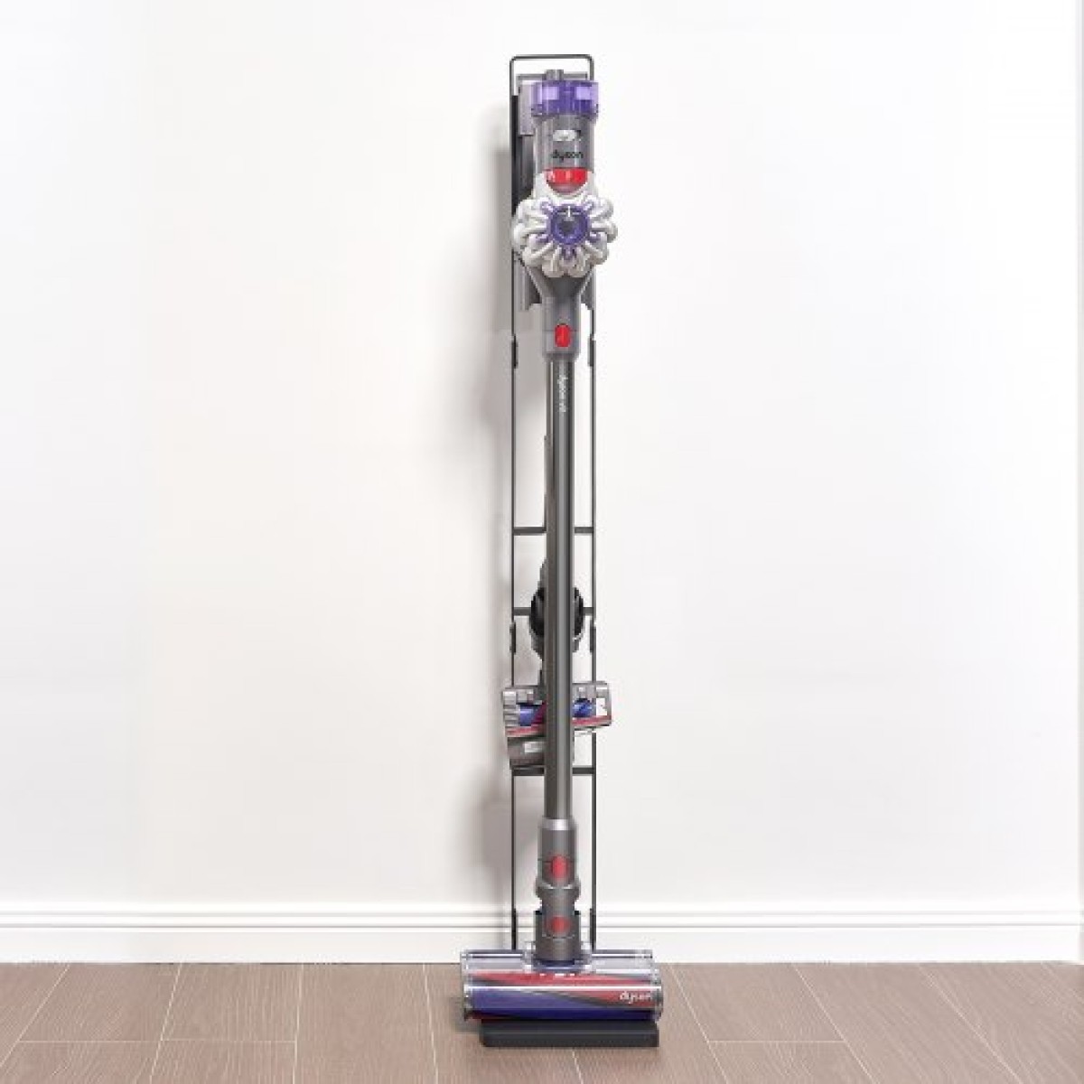 Βάση ηλεκτρικής σκούπας VEVOR, συμβατή με Dyson V6 V7 V8 V10 V11 V15, σταθερή βάση στήριξης ηλεκτρικής σκούπας με 4 γάντζους για Dyson DC30 DC31 DC34 DC35 DC58 DC59 DC62 D74 Ασύρματη όρθια ηλεκτρική σκούπα και αξεσουάρ