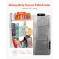 VEVOR Over the Door Pantry Organizer, Οργάνωση και αποθήκευση ντουλαπιών 6 επιπέδων, βαρέως τύπου ατσάλινη κρεμαστή σχάρα μπαχαρικών, ρυθμιζόμενα ράφια μπαχαρικών στον τοίχο, για οικιακή κουζίνα μπάνιο πλυντηρίου, λευκό