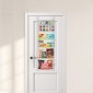 VEVOR Over the Door Pantry Organizer, Οργάνωση και αποθήκευση ντουλαπιών 6 επιπέδων, βαρέως τύπου ατσάλινη κρεμαστή σχάρα μπαχαρικών, ρυθμιζόμενα ράφια μπαχαρικών στον τοίχο, για οικιακή κουζίνα μπάνιο πλυντηρίου, λευκό