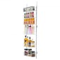 VEVOR Over the Door Pantry Organizer, Οργάνωση και αποθήκευση ντουλαπιών 6 επιπέδων, βαρέως τύπου ατσάλινη κρεμαστή σχάρα μπαχαρικών, ρυθμιζόμενα ράφια μπαχαρικών στον τοίχο, για οικιακή κουζίνα μπάνιο πλυντηρίου, λευκό