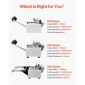 VEVOR Auto Heat-Shrink Tube Cutter, Καλωδιακή μηχανή κοπής σωλήνων με πλάτος κοπής 1mm-85mm, 0,1mm-99999,9mm μήκος, Αυτόματος κόφτης σωλήνων για θερμοσυστελλόμενο σωλήνα, σωλήνας υαλοβάμβακα, καλώδιο, κίτρινοι σωλήνες κεριού
