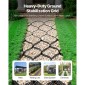 VEVOR Gravel Grid, 2 inch Depth, 17,06 x 8,86 FT / 5200 x 2700 mm, 1880 LBS Per Sq ft Grass Ground Retainer, Permeable Geo Grids Driveway Stabilization, for Garden, Patio, Walkway, RV Parking Slopes