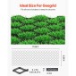 VEVOR Gravel Grid, 2 inch Depth, 17,06 x 8,86 FT / 5200 x 2700 mm, 1880 LBS Per Sq ft Grass Ground Retainer, Permeable Geo Grids Driveway Stabilization, for Garden, Patio, Walkway, RV Parking Slopes