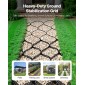 VEVOR Gravel Grid, 2 Inch Depth, 16,4 x 6,5 FT / 5000 x 1980 mm, 1880 LBS Per Sq ft Grass Ground Retainer, Permeable Geo Grids Driveway Stabilization, for Garden, Patio, Walkway, RV Parking Slopes