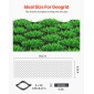 VEVOR Gravel Grid, 2 Inch Depth, 16,4 x 6,5 FT / 5000 x 1980 mm, 1880 LBS Per Sq ft Grass Ground Retainer, Permeable Geo Grids Driveway Stabilization, for Garden, Patio, Walkway, RV Parking Slopes