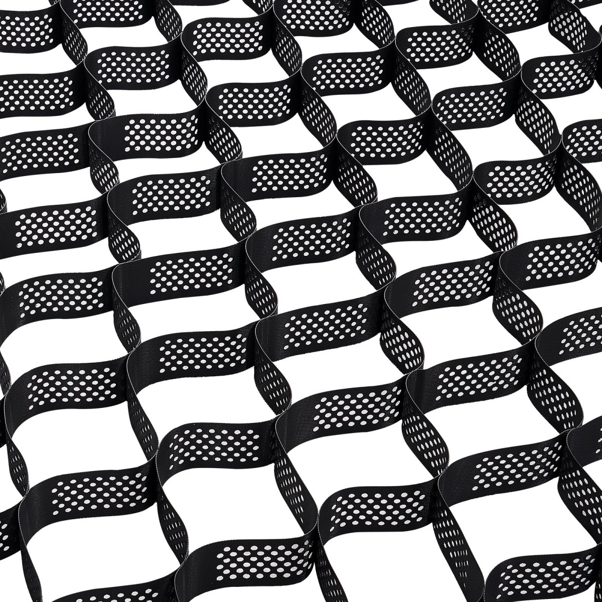 VEVOR Gravel Grid, 4 Inch Depth, 17,06 x 8,86 FT / 5200 x 2700 mm, 1880 LBS Per Sq ft Grass Ground Retainer, Permeable Geo Grids Driveway Stabilization, for Garden, Patio, Walkway, RV Parking Slopes