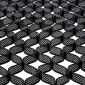 VEVOR Gravel Grid, 4 Inch Depth, 17,06 x 8,86 FT / 5200 x 2700 mm, 1880 LBS Per Sq ft Grass Ground Retainer, Permeable Geo Grids Driveway Stabilization, for Garden, Patio, Walkway, RV Parking Slopes