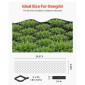 VEVOR Gravel Grid, 2 Inch Depth, 26,87 x 3,94 FT / 8200 x 1200 mm, 1880 LBS Per Sq ft Grass Ground Retainer, Permeable Geo Grids Driveway Stabilization, for Garden, Patio, Walkway, RV Parking Slopes