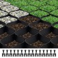 VEVOR Gravel Grid, 2 Inch Depth, 26,87 x 3,94 FT / 8200 x 1200 mm, 1880 LBS Per Sq ft Grass Ground Retainer, Permeable Geo Grids Driveway Stabilization, for Garden, Patio, Walkway, RV Parking Slopes