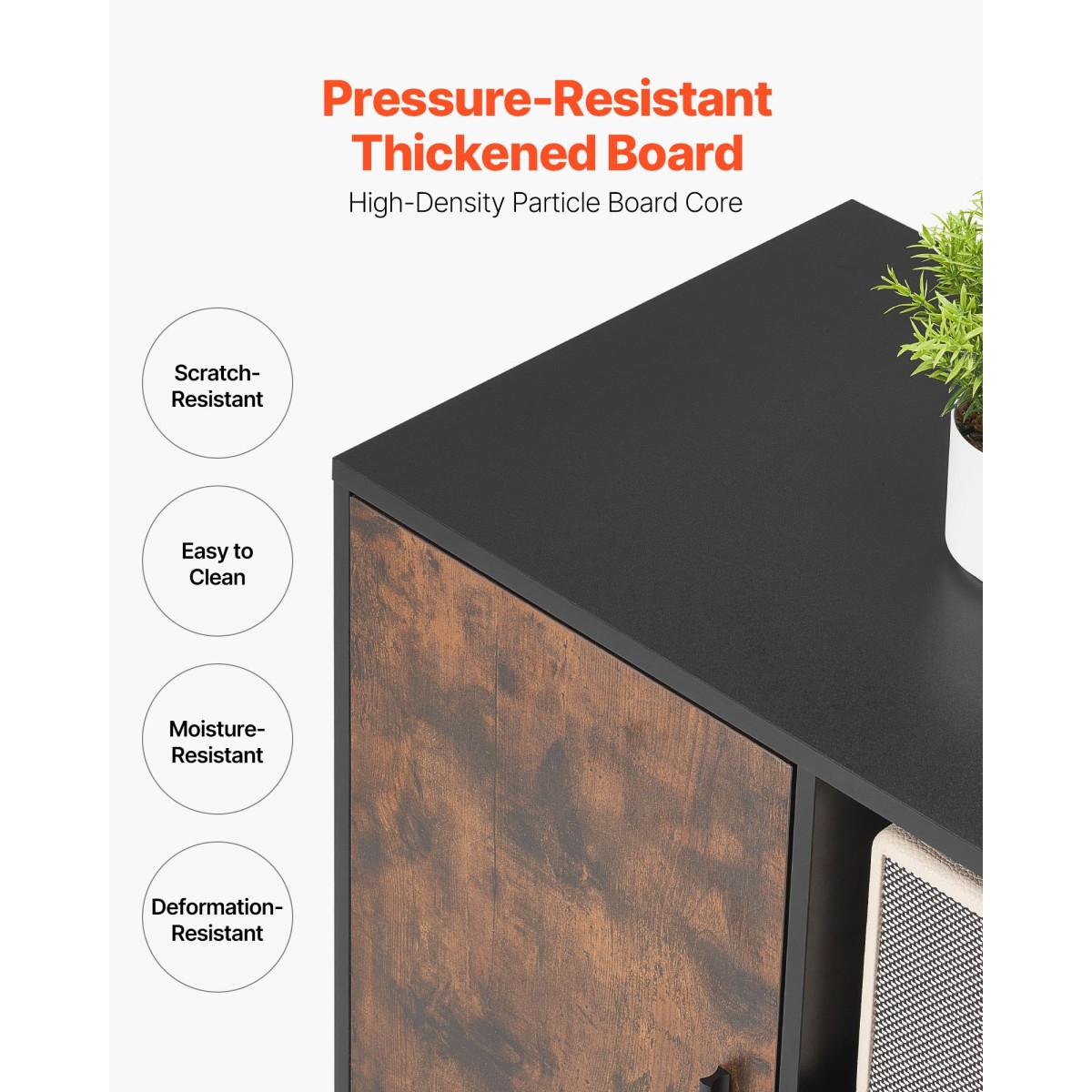 Ξύλινο ντουλάπι αρχείων VEVOR, Κινητό ντουλάπι αρχειοθέτησης με ανοιχτά ράφια, πλευρική αποθήκευση αρχείων κυλίνδρου με δυνατότητα κλειδώματος με ρυθμιζόμενα ράφια, βάση εκτυπωτή για το σπίτι, το γραφείο, το σχολείο, το ρουστίκ καφέ