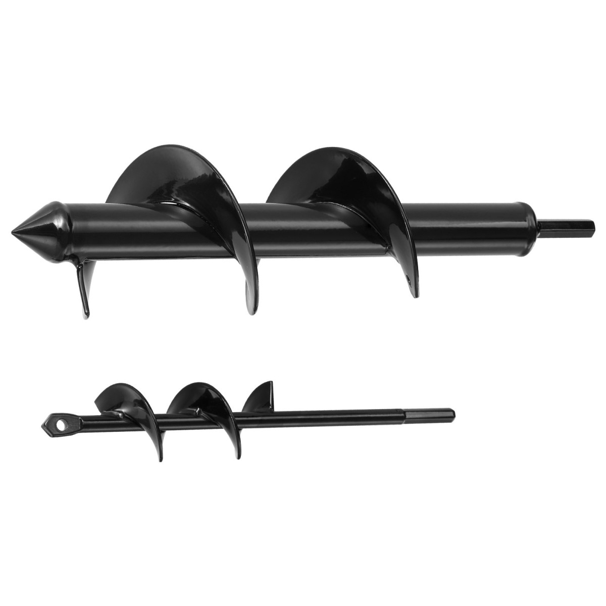Τρυπάνι VEVOR τρυπάνι για φύτευση σετ 2, 40 x 220 mm & 80 x 300 mm, σπειροειδή τρυπάνια για τρυπάνια 3/8 ιντσών, Εργαλείο φυτευτή βολβών βαρέως τύπου, εξαρτήματα διάνοιξης οπών για εκσκαφέα