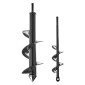 Τρυπάνι VEVOR τρυπάνι για φύτευση σετ 2, 40 x 220 mm & 80 x 300 mm, σπειροειδή τρυπάνια για τρυπάνια 3/8 ιντσών, Εργαλείο φυτευτή βολβών βαρέως τύπου, εξαρτήματα διάνοιξης οπών για εκσκαφέα