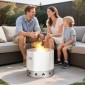 VEVOR Fire Pit Stand for Solo Solo Bonfire, Δαχτυλίδι 49,5 cm Smokeless Fire Pit, Αξεσουάρ πλαισίου στήριξης εστίας τζακιού από ανοξείδωτο ατσάλι, φορητό εργαλείο θήκης εξωτερικού χώρου για τζάκι