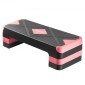 VEVOR Aerobic Step Platform, Aerobic Stepper προπόνησης 28 ιντσών, ρυθμιζόμενο ύψος προπόνησης γυμναστικής Step Deck Trainer με 4 ανυψωτικά, Αντιολισθητικός πάγκος επιφανείας για Home Gym Cardio Strength, κόκκινο
