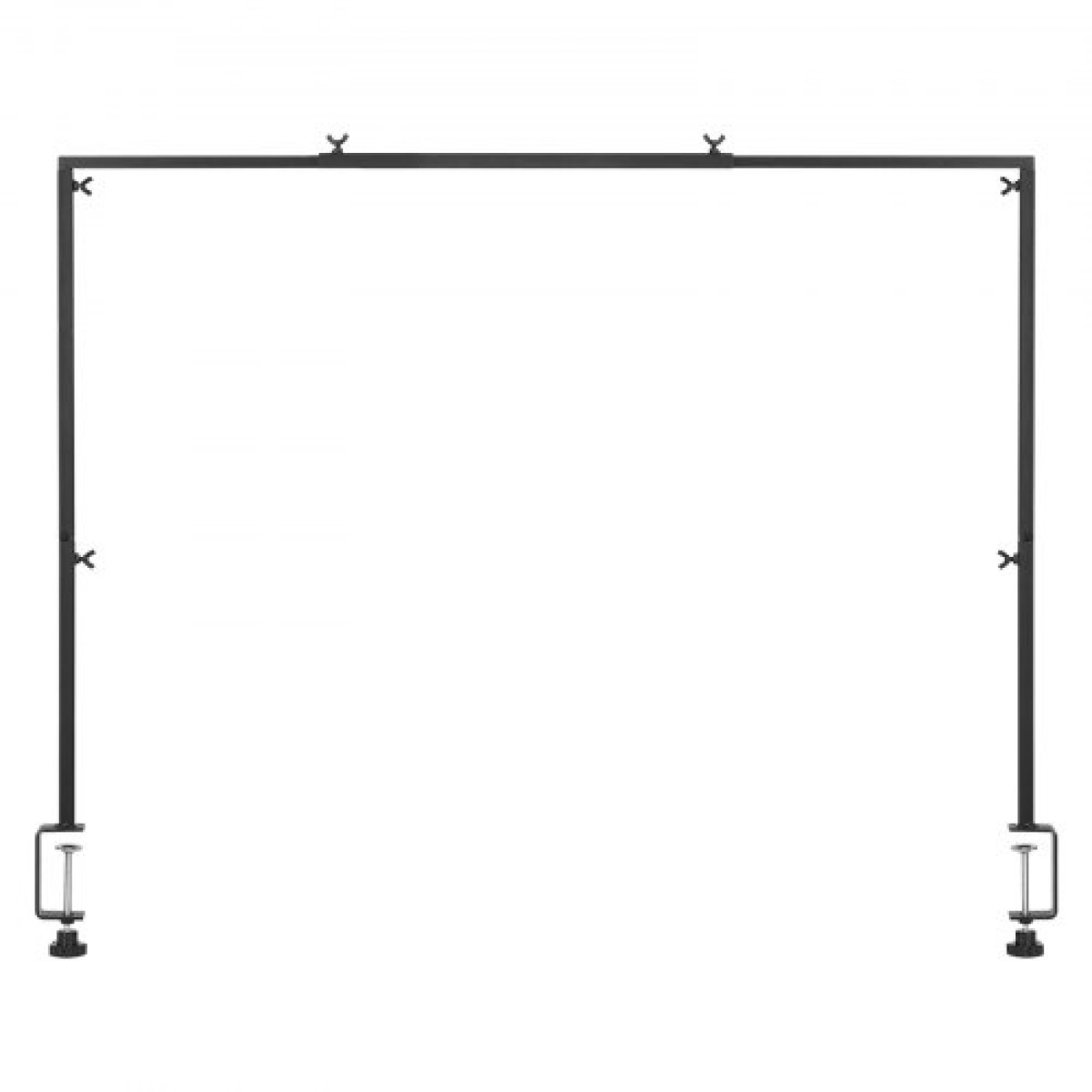 Βάση VEVOR Over The Table Rod με σφιγκτήρες, 13"-42" ψηλό & 28"-98" μήκος ρυθμιζόμενο, μεταλλική επιτραπέζια βάση καμάρας, επιτραπέζια καμάρα από μπαλόνι πλαίσιο για χριστουγεννιάτικα στολίδια πάρτι γενεθλίων γάμου, μαύρο