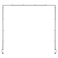 Βάση VEVOR Over The Table Rod με σφιγκτήρες, 13"-42" ψηλό & 28"-98" μήκος ρυθμιζόμενο, μεταλλική επιτραπέζια βάση καμάρας, επιτραπέζια καμάρα από μπαλόνι πλαίσιο για χριστουγεννιάτικα στολίδια πάρτι γενεθλίων γάμου, μαύρο