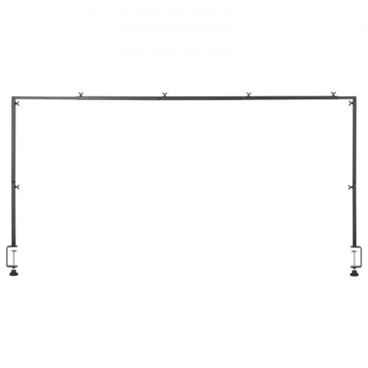 Βάση VEVOR Over The Table Rod με σφιγκτήρες, 13"-42" ψηλό & 28"-98" μήκος ρυθμιζόμενο, μεταλλική επιτραπέζια βάση καμάρας, επιτραπέζια καμάρα από μπαλόνι πλαίσιο για χριστουγεννιάτικα στολίδια πάρτι γενεθλίων γάμου, μαύρο