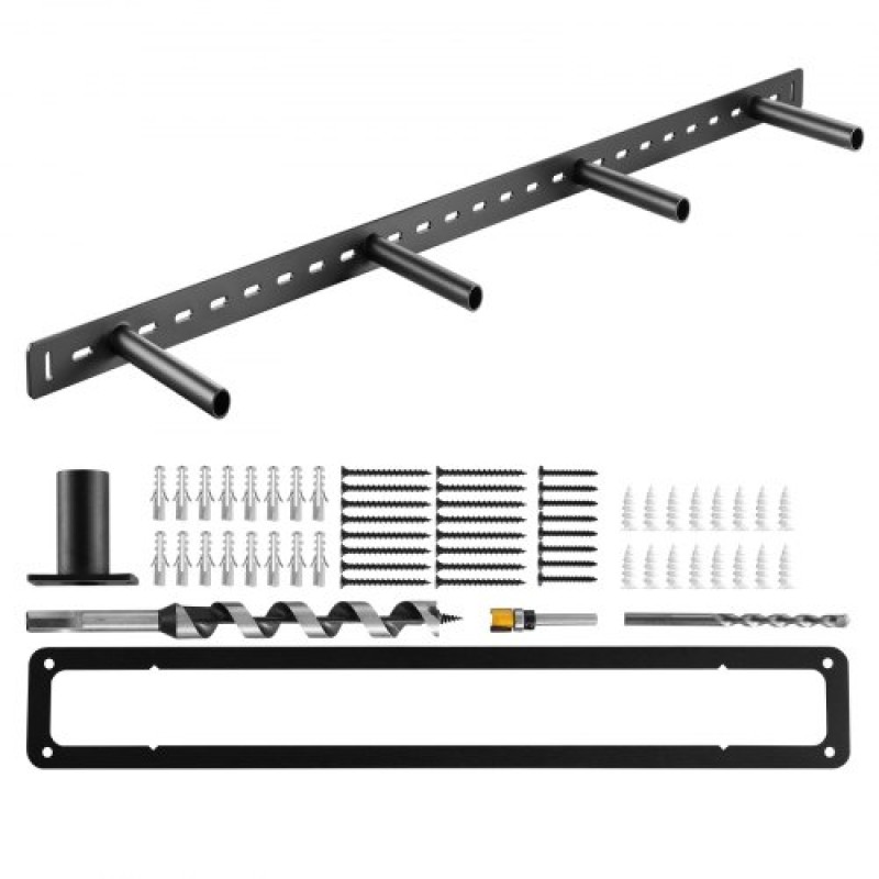 Πλωτό στήριγμα ραφιού VEVOR 1 Pack, 230 lbs/104 kg Χωρητικότητα βάρους, 43x6,2x1,5 ίντσες / 1092,2x157,4x38,1 mm, Υποστήριξη κρυφών βραχιόνων ραφιού βαρέως τύπου, Αόρατος πλωτός βραχίονας τοποθέτησης στον τοίχο