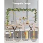 VEVOR Over The Table Rod Stand με σφιγκτήρες, 13"-42" Tall & 28"-98" Length Ρυθμιζόμενο, Μεταλλική επιτραπέζια βάση καμάρας με μπαστούνι, επιτραπέζιο μπαλόνι καμάρας πλαίσιο για Χριστουγεννιάτικα στολίδια γενεθλίων γάμου, χρυσό