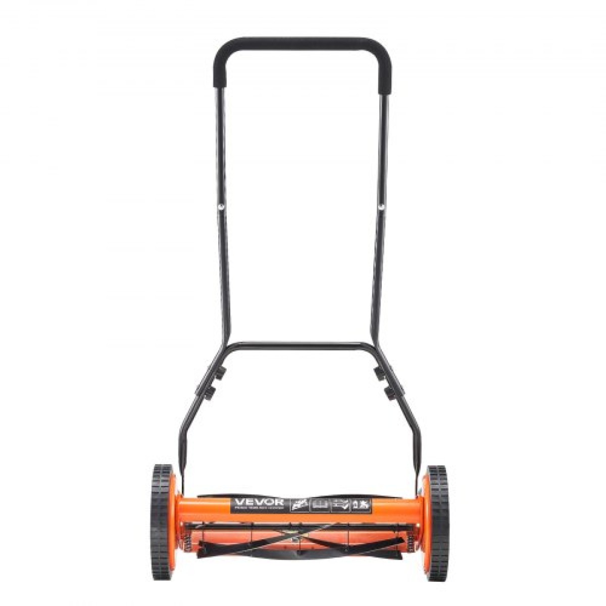 Χλοοκοπτική μηχανή γκαζόν VEVOR Push Reel 45 cm, 5 λεπίδες Χειροκίνητο Push Mower No Motor, 35- 62mm Ρυθμιζόμενο ύψος κοπής, Χλοοκοπτικά Walk-Behind with Grass Catcher Bag για πράσινο γρασίδι, δρόμους, αυλές