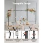 Βάση VEVOR Over The Table Rod με σφιγκτήρες, 13"-42" ψηλό & 28"-98" μήκος ρυθμιζόμενο, 2 πακέτα επιτραπέζια βάση καμάρας, επιτραπέζιο μπαλόνι καμάρας πλαίσιο για χριστουγεννιάτικα στολίδια πάρτι γενεθλίων γάμου, μαύρο