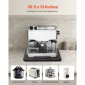 Slider συσκευής VEVOR, μικρός 10,5 x 13 ιντσών, κυλιόμενος συρόμενος δίσκος με αθόρυβους ελαστικούς τροχούς & κούφια λαβή, εύκολος καθαρισμός, κυλιόμενος δίσκος συσκευής για καφετιέρα, πάγκος κουζίνας, μαύρος