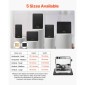 Slider συσκευής VEVOR, μικρός 10,5 x 13 ιντσών, κυλιόμενος συρόμενος δίσκος με αθόρυβους ελαστικούς τροχούς & κούφια λαβή, εύκολος καθαρισμός, κυλιόμενος δίσκος συσκευής για καφετιέρα, πάγκος κουζίνας, μαύρος