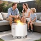 VEVOR Fire Pit Stand for Solo Solo Bonfire, 68,6 cm Smokeless Fire Pit Ring, Ανοξείδωτο ατσάλι Τζάκι Αξεσουάρ πλαισίου στήριξης εστίας Ranger, Φορητό Εργαλεία βάσης για υπαίθριο κάμπινγκ για τζάκι