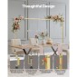 VEVOR Over The Table Rod Stand με σφιγκτήρες, 13"-42" ψηλό & 28"-98" μήκος ρυθμιζόμενο, 2 πακέτα επιτραπέζια βάση καμάρας, επιτραπέζια καμάρα σκελετό με μπαλόνι για χριστουγεννιάτικα στολίδια πάρτι γενεθλίων γάμου, χρυσό