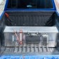 Κουτί εργαλείων κρεβατιού φορτηγού VEVOR Heavy Duty, Εργαλειοθήκη Diamond Plate με Πλαϊνή λαβή και κλειδαριά κλειδαριάς, Εργαλειοθήκη αποθήκευσης Θήκη για τρέιλερ, Pickup, RV, 49"x15"x15"(1244,6x381x381mm), Ασημί