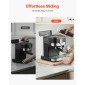 Slider συσκευής VEVOR, Μικρός 10,5 x 13 ιντσών, κυλιόμενος συρόμενος δίσκος με ελαστικούς τροχούς & κούφια λαβή, εύκολος καθαρισμός, κυλιόμενος δίσκος συσκευής για καφετιέρα, πάγκος κουζίνας, φυσικό ξύλο