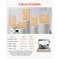 Slider συσκευής VEVOR, Μικρός 10,5 x 13 ιντσών, κυλιόμενος συρόμενος δίσκος με ελαστικούς τροχούς & κούφια λαβή, εύκολος καθαρισμός, κυλιόμενος δίσκος συσκευής για καφετιέρα, πάγκος κουζίνας, φυσικό ξύλο