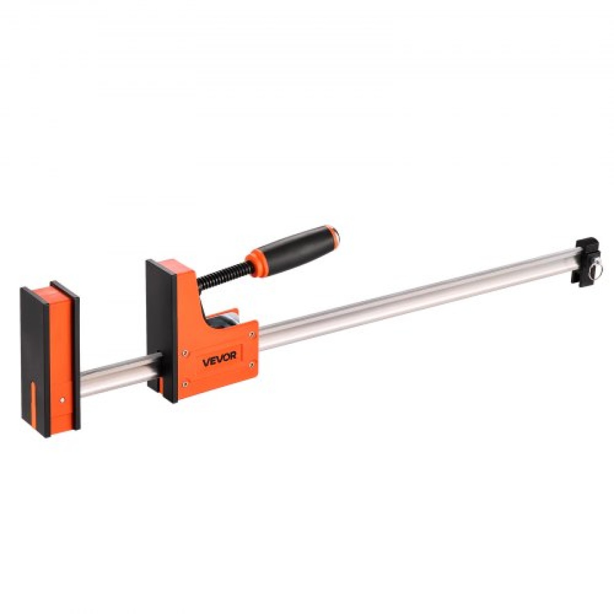 Σφιγκτήρες ράβδων VEVOR για ξυλουργική, 2-συσκευασία 76,2 cm Σετ παράλληλων σφιγκτήρων, F-Clamp με όριο φορτίου 680 kg, ομοιόμορφη πίεση, πλαστικό υψηλής αντοχής και ανθρακούχο χάλυβα, για κατεργασία ξύλου μεταλλουργία, πορτοκαλί