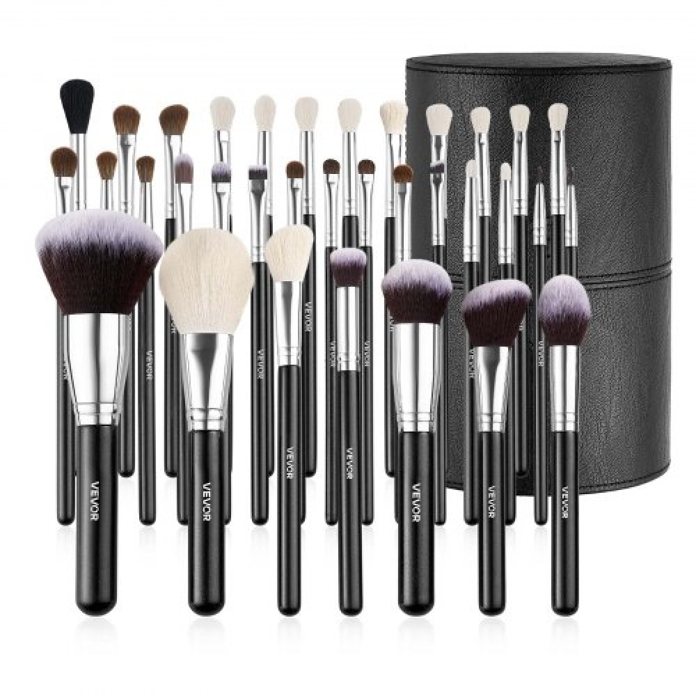 VEVOR 34PCS Makeup Brush Set for Foundation Blending Eyeshadow with Soft Bristle