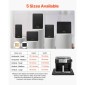 Slider συσκευής VEVOR, μεσαίο 13 x 16 ιντσών, κυλιόμενος συρόμενος δίσκος με αθόρυβους ελαστικούς τροχούς & κοίλη λαβή, εύκολος καθαρισμός, κυλιόμενος δίσκος συσκευής για καφετιέρα, πάγκος κουζίνας, μαύρος