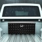 Κουτί εργαλείων κρεβατιού φορτηγού VEVOR Heavy Duty, Εργαλειοθήκη με ρίγες επιμεταλλωμένη με συρόμενο ράφι, πλευρική λαβή, κλειδαριά & κλειδιά, θήκη εργαλείων αποθήκευσης για τρέιλερ, παραλαβή, 35,4"x14,6"x14,6"(899x370x370mm), μαύρο
