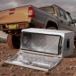 Κιβώτιο εργαλείων κρεβατιού φορτηγού VEVOR Heavy Duty, Εργαλειοθήκη με ρίγες επιμεταλλωμένη με πλαϊνή λαβή και κλειδιά T-lock, Storage Toolbox Chest Organizer για τρέιλερ, Pickup, RV, 30"x13"x13"(762x330.2x330.2mm),